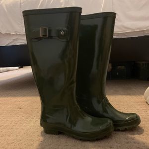 Forest Green Rain Boots